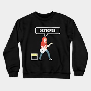 play deftones with guitars Crewneck Sweatshirt